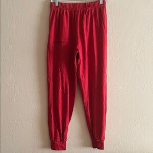 Pangaia Red Track Jogger Pants Unisex Size Medium